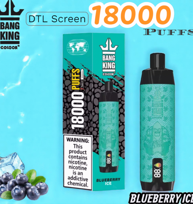 BANG 18000 Puffs DTL Screen Disposable Vape 25 ml & bis 18.000 Züge