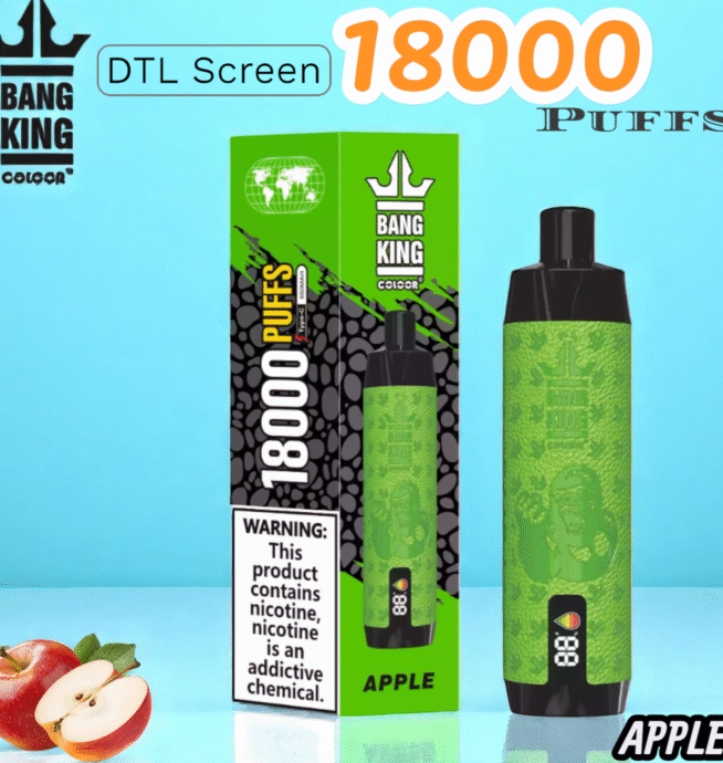 BANG 18000 Puffs DTL Screen Disposable Vape 25 ml & bis 18.000 Züge