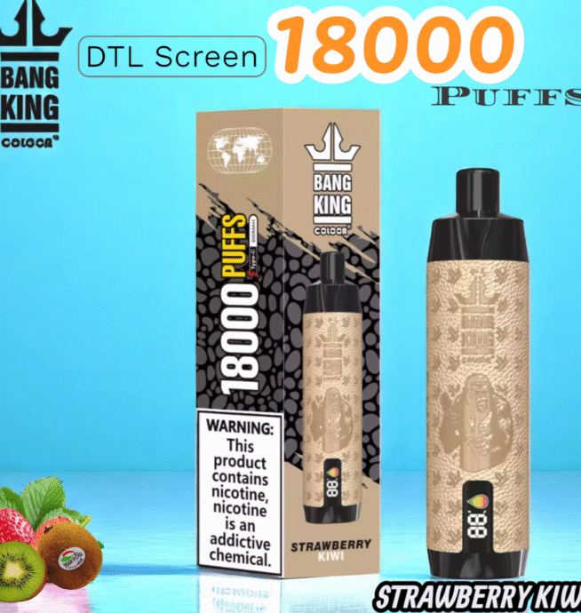 BANG 18000 Puffs DTL Screen Disposable Vape 25 ml & bis 18.000 Züge