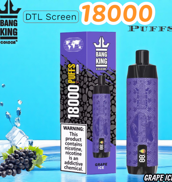 BANG 18000 Puffs DTL Screen Disposable Vape 25 ml & bis 18.000 Züge