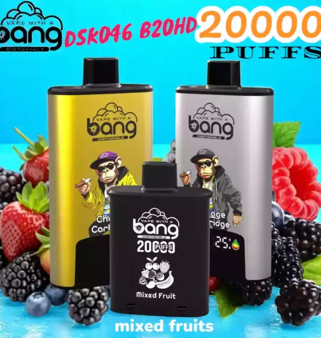 BANG 20000 PUFFS DSK046 Disposable Vape 20 ml 20000 Züge Type C