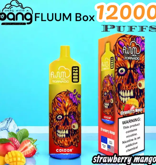 BANG FLUUM Box 12000 Puffs Disposable Vape mit 12.000 Zügen & 20ml Liquid