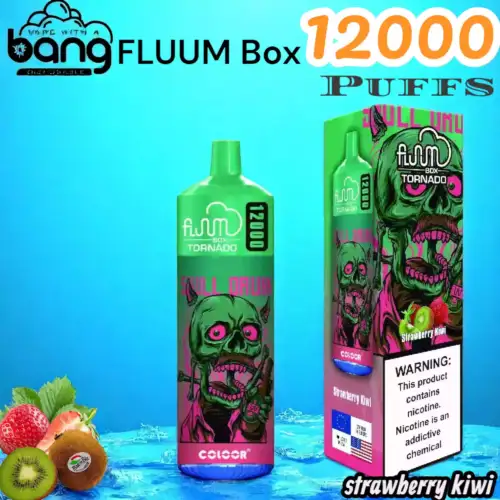 BANG FLUUM Box 12000 Puffs Disposable Vape mit 12.000 Zügen & 20ml Liquid