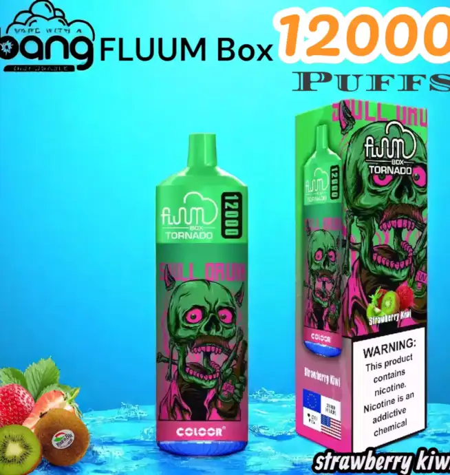 BANG FLUUM Box 12000 Puffs Disposable Vape mit 12.000 Zügen & 20ml Liquid
