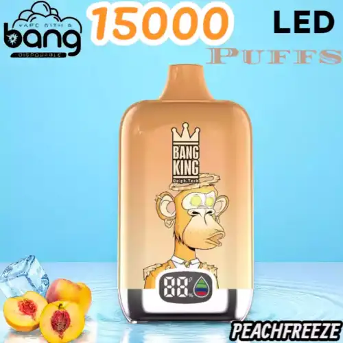 BANG King 15000 Puffs LED Einweg Vape mit 25ml E-Liquid & Type-C