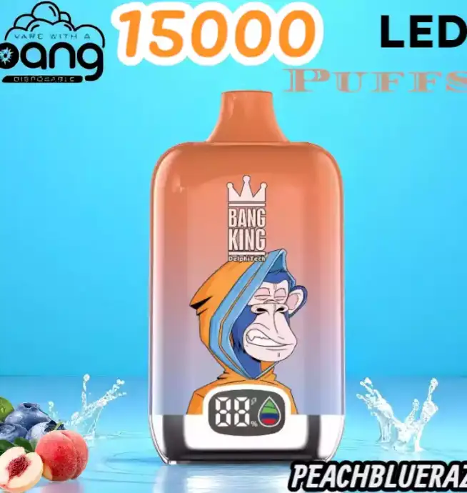 BANG King 15000 Puffs LED Einweg Vape mit 25ml E-Liquid & Type-C