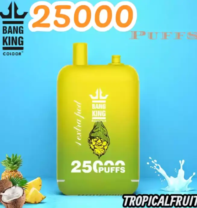 BANG King 25000 Puffs Disposable Vape 25.000 Züge Wiederaufladbar Fruchtige Aromen