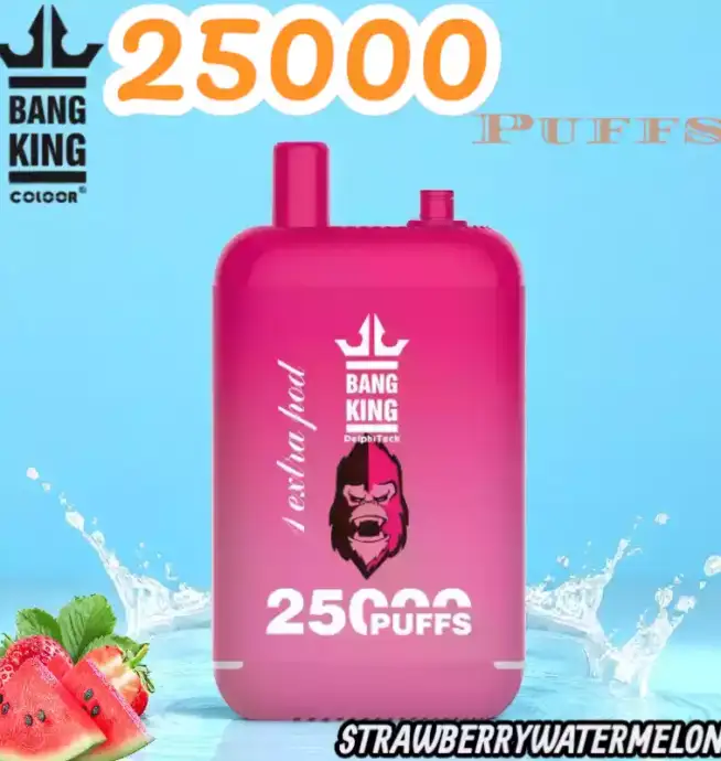 BANG King 25000 Puffs Disposable Vape 25.000 Züge Wiederaufladbar Fruchtige Aromen