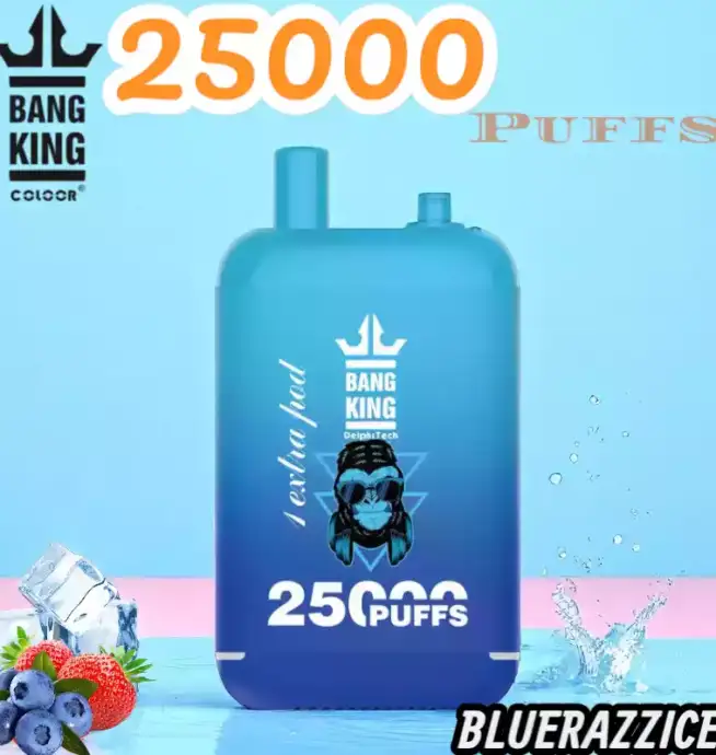 BANG King 25000 Puffs Disposable Vape 25.000 Züge Wiederaufladbar Fruchtige Aromen