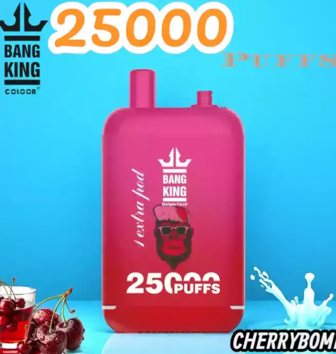 BANG King 25000 Puffs Disposable Vape 25.000 Züge Wiederaufladbar Fruchtige Aromen