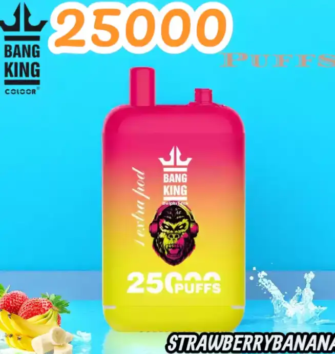 BANG King 25000 Puffs Disposable Vape 25.000 Züge Wiederaufladbar Fruchtige Aromen