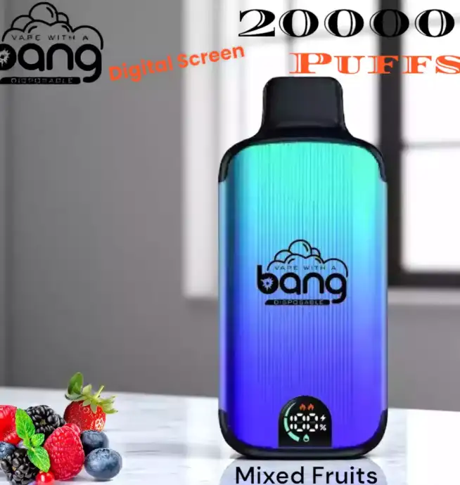 Bang 20000 Puffs Disposable Vape mit Digital Screen & 28ml