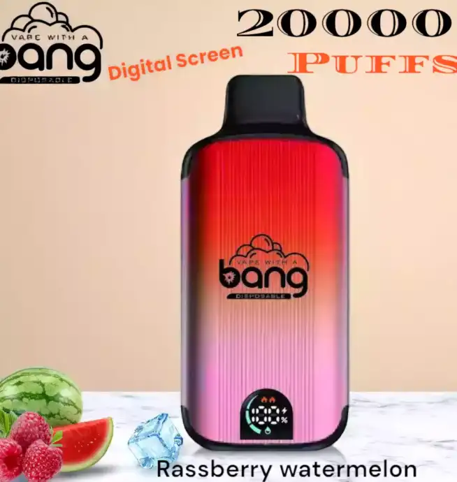 Bang 20000 Puffs Disposable Vape mit Digital Screen & 28ml