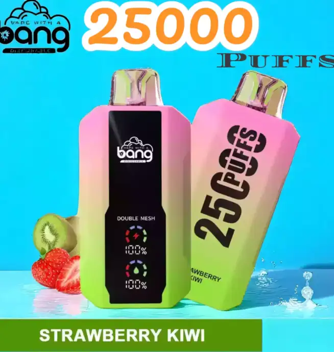 Bang 25000 Puffs Full Screen Disposable Vape mit 30ml Liquid & 25.000 Zügen
