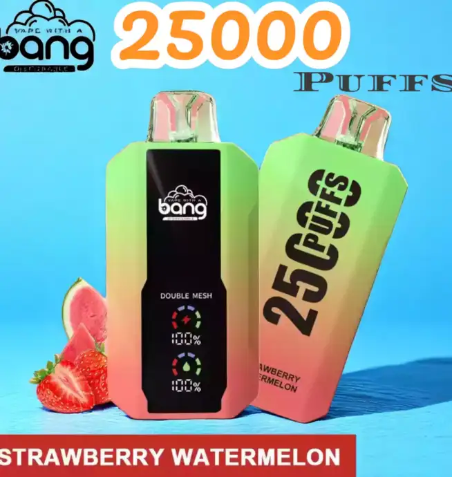 Bang 25000 Puffs Full Screen Disposable Vape mit 30ml Liquid & 25.000 Zügen