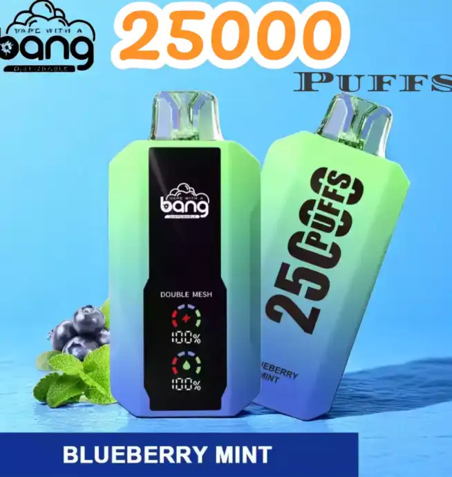 Bang 25000 Puffs Full Screen Disposable Vape mit 30ml Liquid & 25.000 Zügen