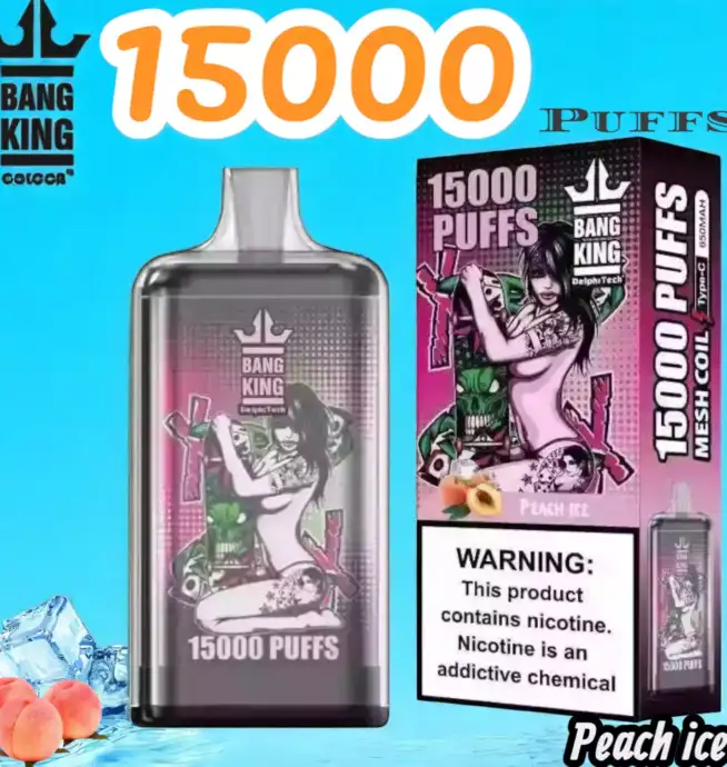 Bang King 15000 Puffs Disposable Vape 25 ml 550 mAh Akku 20 Geschmacksrichtungen