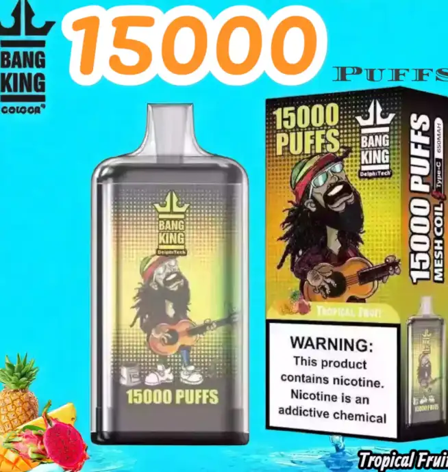 Bang King 15000 Puffs Disposable Vape 25 ml 550 mAh Akku 20 Geschmacksrichtungen