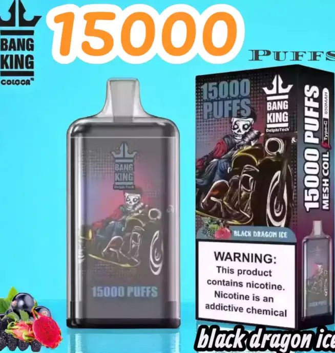 Bang King 15000 Puffs Disposable Vape 25 ml 550 mAh Akku 20 Geschmacksrichtungen