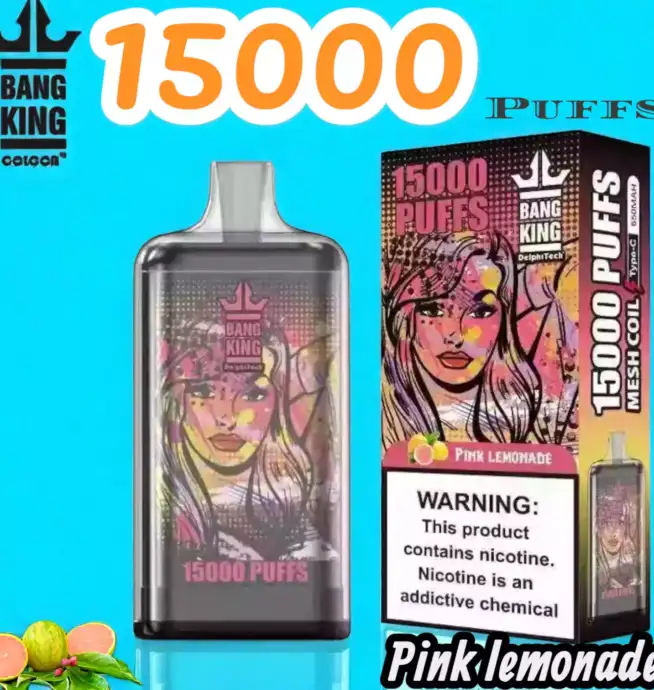 Bang King 15000 Puffs Disposable Vape 25 ml 550 mAh Akku 20 Geschmacksrichtungen