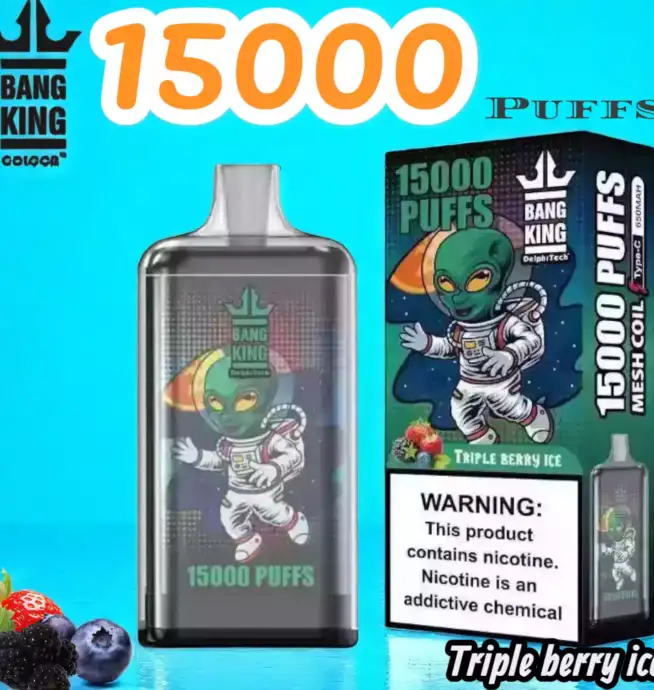 Bang King 15000 Puffs Disposable Vape 25 ml 550 mAh Akku 20 Geschmacksrichtungen