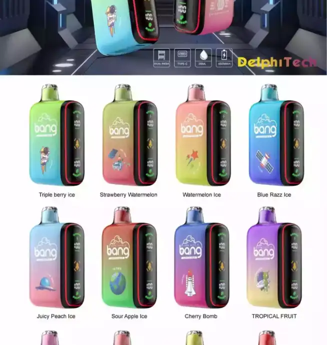 Bang Rocket 18000 Puffs Disposable Vape Langanhaltende 18.000 Züge