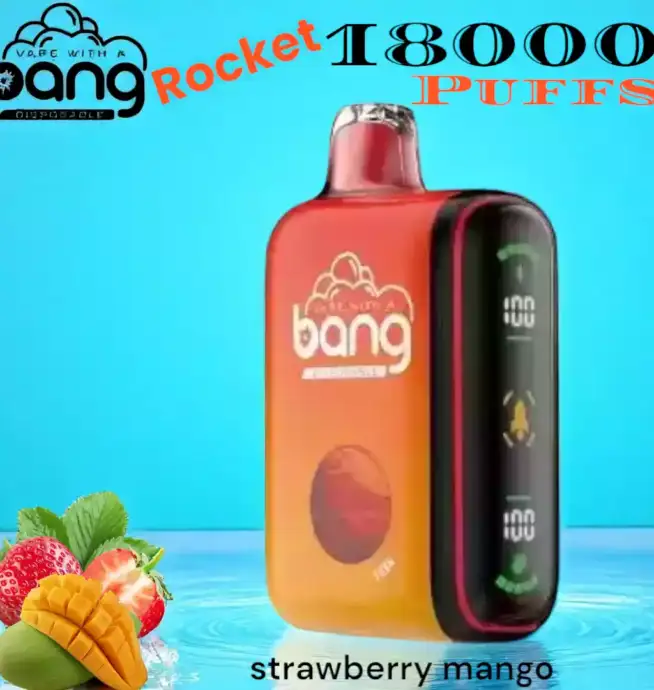 Bang Rocket 18000 Puffs Disposable Vape Langanhaltende 18.000 ZügeBang Rocket 18000 Puffs Disposable Vape Langanhaltende 18.000 Züge