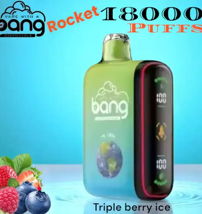 Bang Rocket 18000 Puffs Disposable Vape Langanhaltende 18.000 Züge
