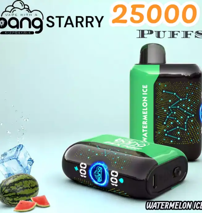 Bang STARRY 25000 Puffs Einweg Vape 28 ml Liquid & 800 mAh Akku