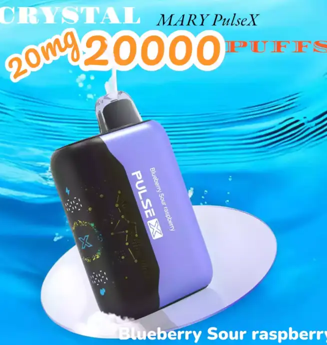 CRYSTAL MARY PulseX 20000 Puffs Vape mit Dual Mesh Coil