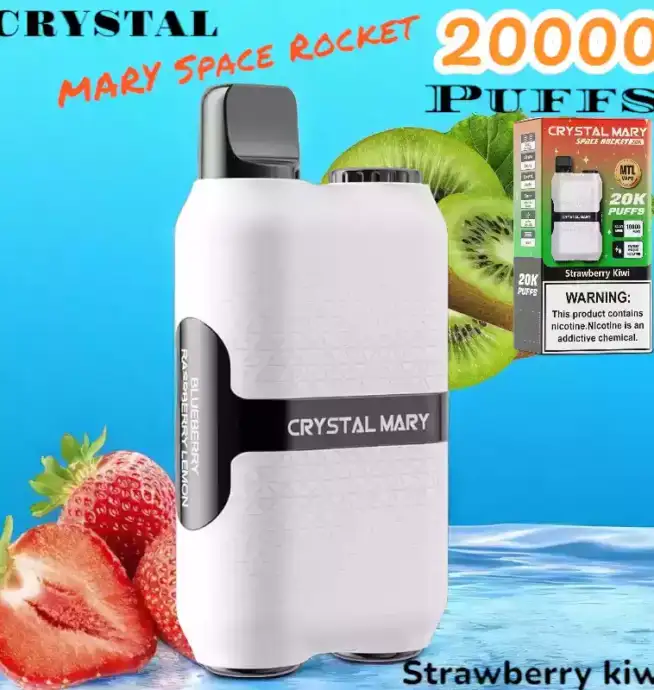 CRYSTAL MARY Space Rocket 20000 Puffs Vape mit Dual Mesh