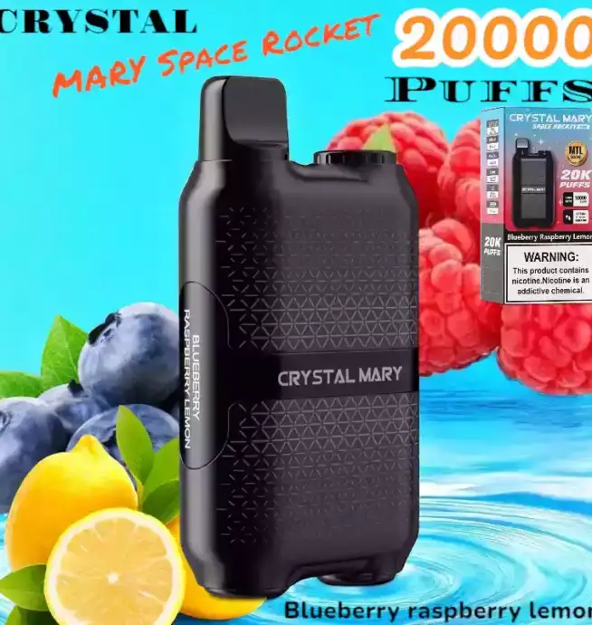 CRYSTAL MARY Space Rocket 20000 Puffs Vape mit Dual Mesh