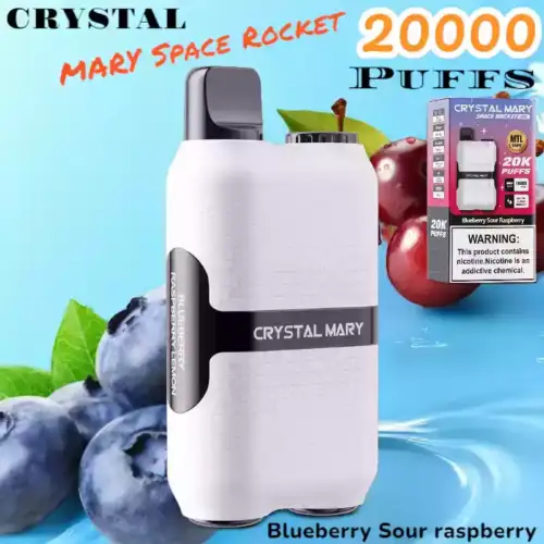 CRYSTAL MARY Space Rocket 20000 Puffs Vape mit Dual Mesh