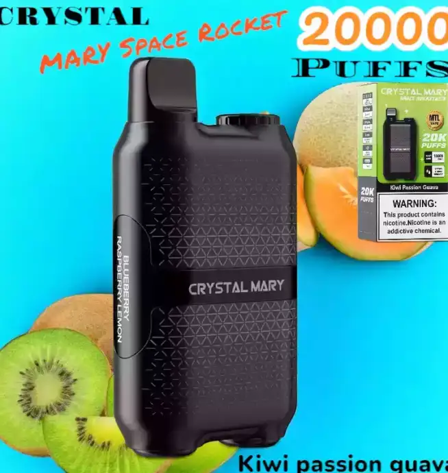 CRYSTAL MARY Space Rocket 20000 Puffs Vape mit Dual Mesh