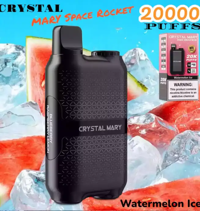 CRYSTAL MARY Space Rocket 20000 Puffs Vape mit Dual Mesh