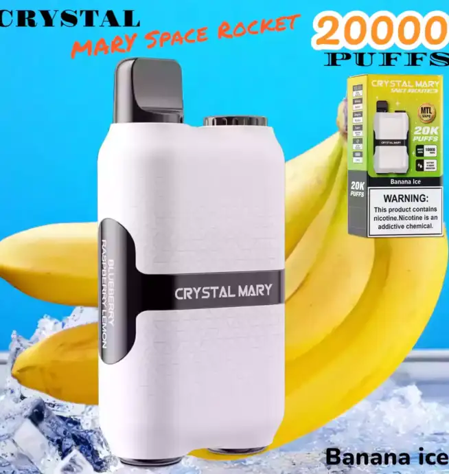 CRYSTAL MARY Space Rocket 20000 Puffs Vape mit Dual Mesh