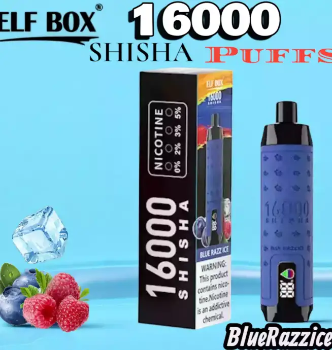 ELF BOX SHI SHA 16000 Puffs Langlebige Einweg E-Zigarette mit LED-Display