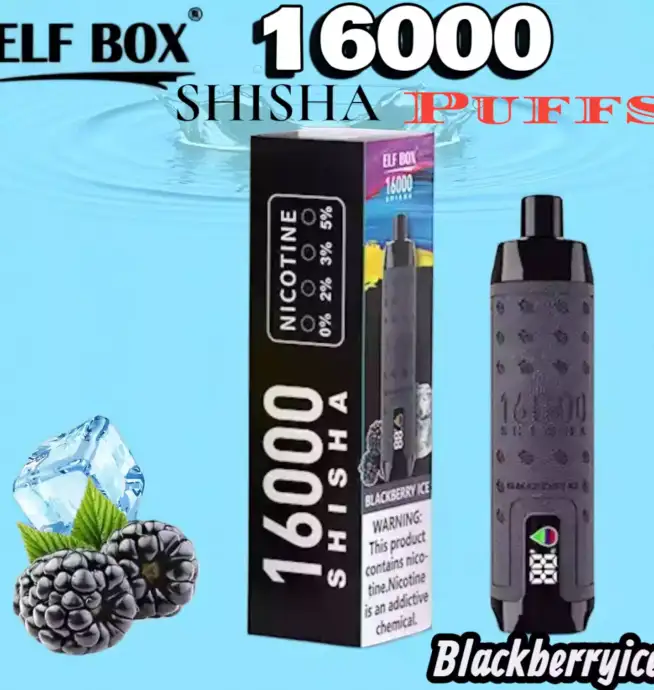 ELF BOX SHI SHA 16000 Puffs Langlebige Einweg E-Zigarette mit LED-Display