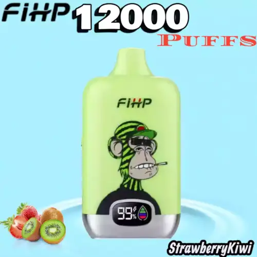 FIHP 12000 Puffs Disposable Vape mit 20ml E-Liquid & LED-Display