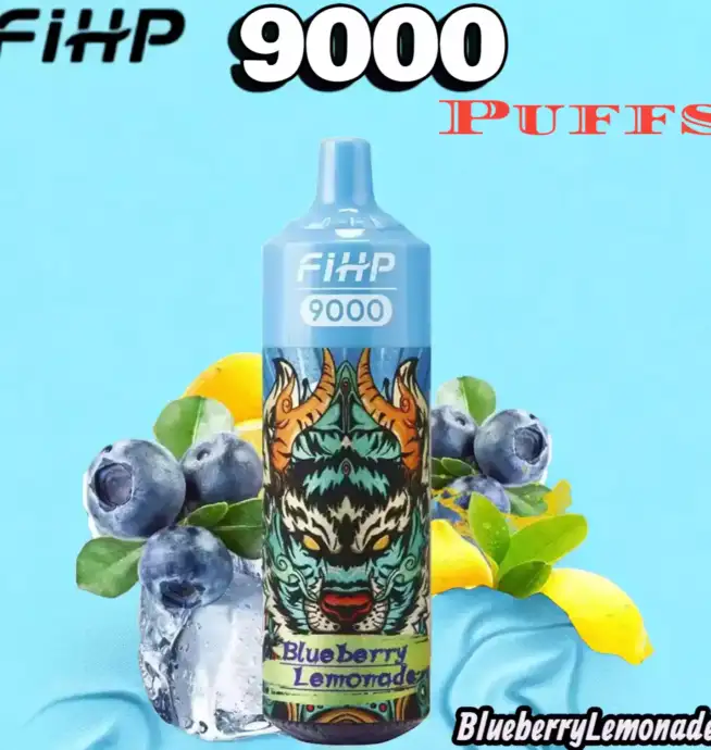 FIHP 9000 Puffs Disposable Vape 18ml RGB-Licht & Wiederaufladbar