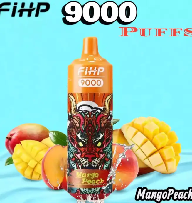 FIHP 9000 Puffs Disposable Vape 18ml RGB-Licht & Wiederaufladbar