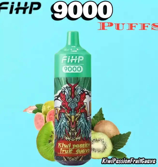 FIHP 9000 Puffs Disposable Vape 18ml RGB-Licht & Wiederaufladbar