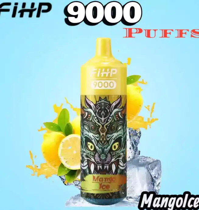 FIHP 9000 Puffs Disposable Vape 18ml RGB-Licht & Wiederaufladbar