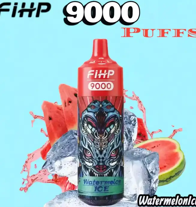 FIHP 9000 Puffs Disposable Vape 18ml RGB-Licht & Wiederaufladbar