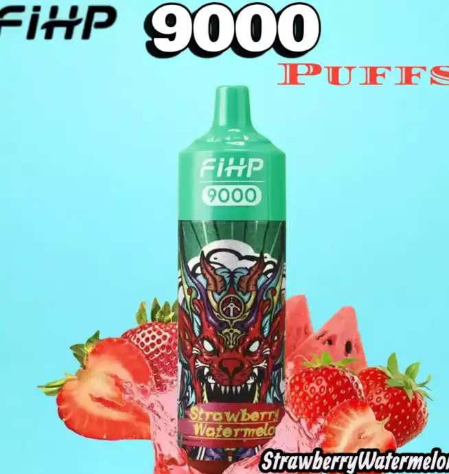 FIHP 9000 Puffs Disposable Vape 18ml RGB-Licht & Wiederaufladbar