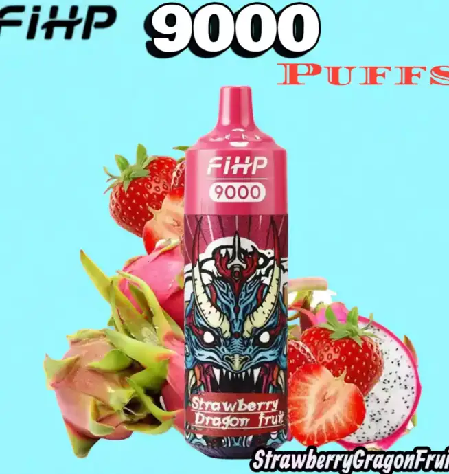 FIHP 9000 Puffs Disposable Vape 18ml RGB-Licht & Wiederaufladbar