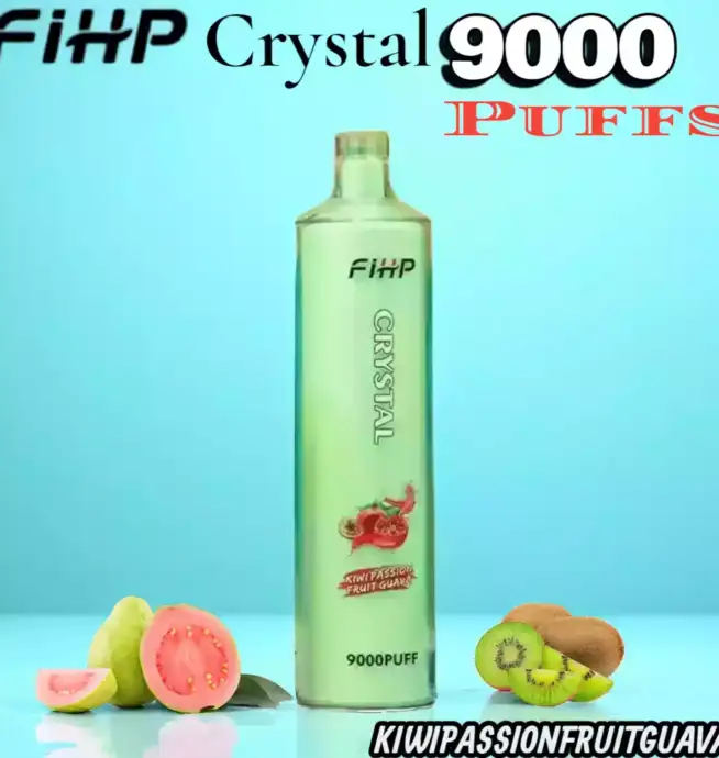 FIHP Crystal 9000 Puffs Disposable Vape mit 18ml & USB-C