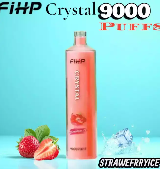 FIHP Crystal 9000 Puffs Disposable Vape mit 18ml & USB-C