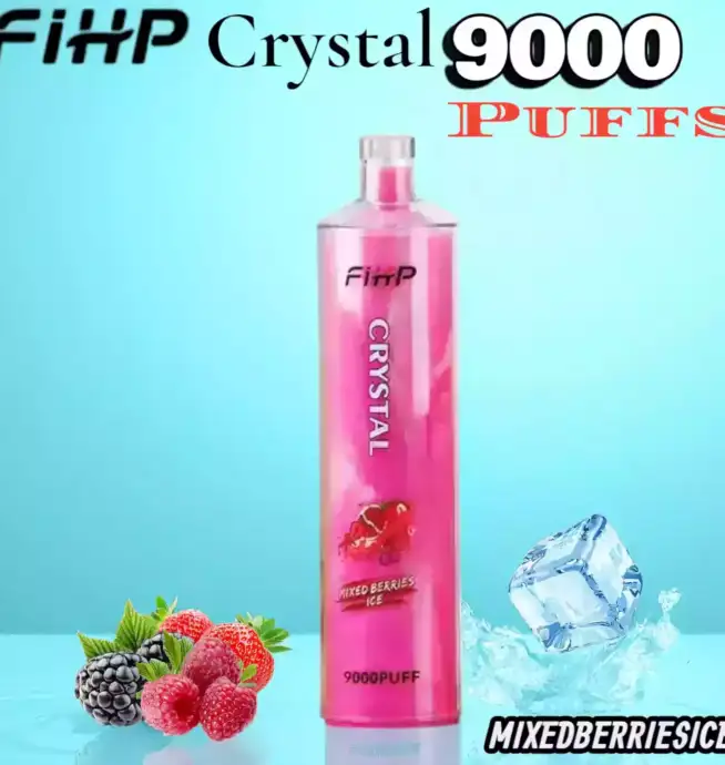 FIHP Crystal 9000 Puffs Disposable Vape mit 18ml & USB-C