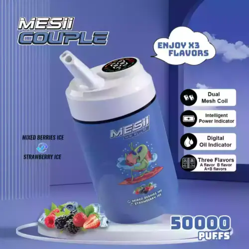 Mesii Couple 50000 Puffs Disposable Vape mit Dual Flavors